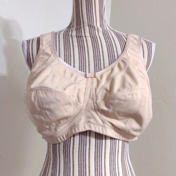 Anita Nude Wire Free Clara Soft Cup Comfort Mastectomy Bra Size 44D - Picture 1 of 11